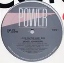 12inch Vinyl Single - Janie Johnson - Love On The Line