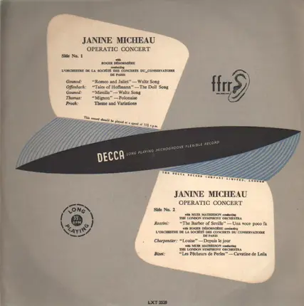 Janine Micheau - Operatic Concert