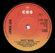 7inch Vinyl Single - Janis Ian - Fly Too High / Night Rains