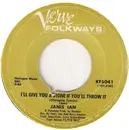 7inch Vinyl Single - Janis Ian - I'll Give You A Stone If You'll Throw It / Younger Generation Blues