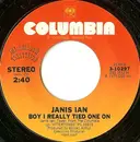7inch Vinyl Single - Janis Ian - Boy I Really Tied One On / Aftertones