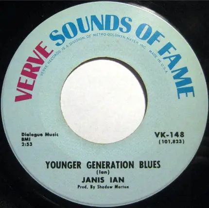 Janis Ian - Society's Child (Baby I've Been Thinking) / Younger Generation Blues