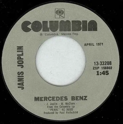 Janis Joplin - Mercedes Benz
