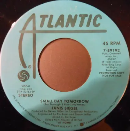 Janis Siegel - Small Day Tomorrow