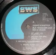 LP - Janne Schaffer - Blå Passager Och Röda Vågor