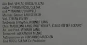 LP - Janny, Du & Ich - Ein' Im Sinn