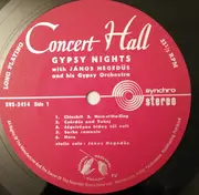LP - János Hegedüs Und Sein Grosses Zigeuner Orchester - Zigeunerklänge