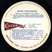 LP - János Sebestyén - Polish Renaissance - Insert
