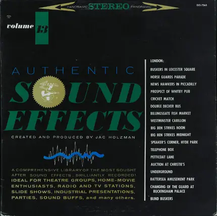 Jac Holzman - Authentic Sound Effects Volume 13 - London