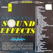 LP - Jac Holzman - Authentic Sound Effects Volume 5
