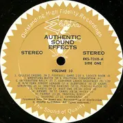 LP - Jac Holzman - Authentic Sound Effects Volume 10
