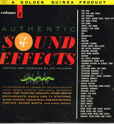 Jac Holzman - Authentic Sound Effects Volume 1