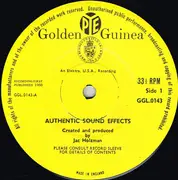 LP - Jac Holzman - Authentic Sound Effects Volume 1 - Mono