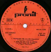 7inch Vinyl Single - Jacek Fedorowicz - Poznajmy Się - EP, Mono