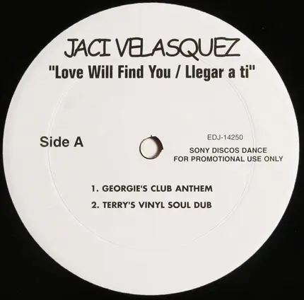 Jaci Velasquez - Love Will Find You / Llegar A Ti