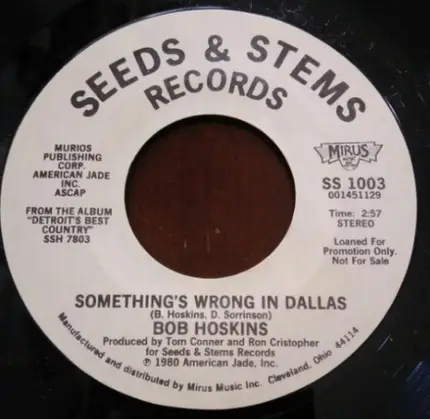 Jack Molette / Bob Hoskins - Me And Her, Him And You / Something's Wrong In Dallas