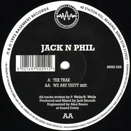 Jack n Phil - Tek Trak / We Are Unity
