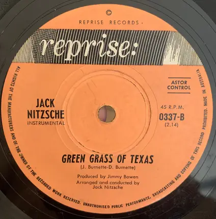 Jack Nitzsche - Night Walker / Green Grass Of Texas