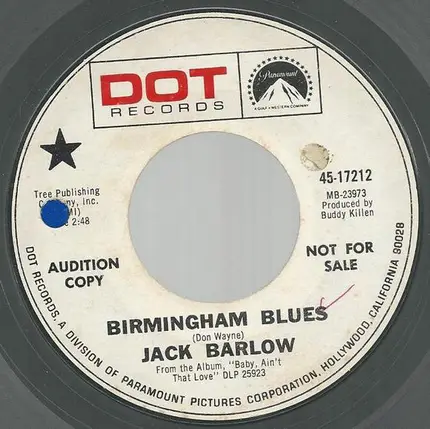 Jack Barlow - Birmingham Blues