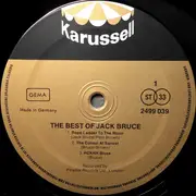 LP - Jack Bruce - The Best Of Jack Bruce