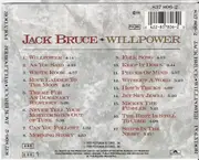 CD - Jack Bruce - Willpower: A 20 Year Retrospective 1968-1988