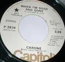 7inch Vinyl Single - Jack Carone - When I'm Dead And Gone