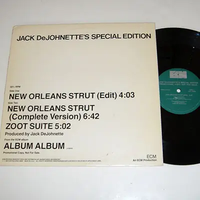Jack DeJohnette's Special Edition - New Orleans Strut / Zoot Suite