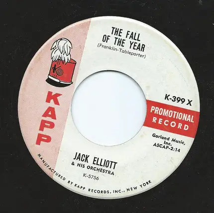 Jack Elliott And His Orchestra - Theme From 'The Please Of His Company'