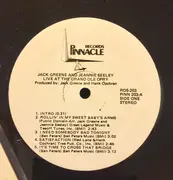 Double LP - Jack Greene , Jeannie Seely - Live At The Grand Ole Opry