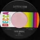 7inch Vinyl Single - Jack Greene - Satisfaction - Pinckneyville Pressing