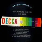 LP - Jack Greene - Until My Dreams Come True