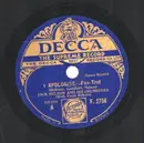 Schellack - Jack Hylton And His Orchestra - I Apologise / Consolation