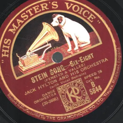 Jack Hylton And His Orchestra - On The Sunny Side Of The Street / Stein Song