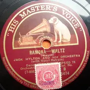 Jack Hylton And His Orchestra - Ramona / Sunshine