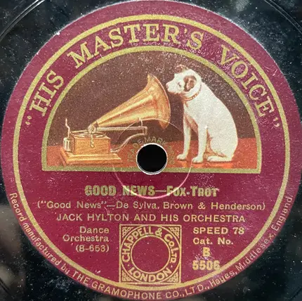 Jack Hylton And His Orchestra - The Varsity Drag / Good News