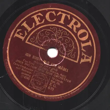 Jack Hylton And His Orchestra - Barbara / Ich Such Mir Ein Mädel