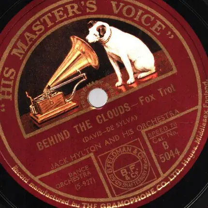 Jack Hylton And His Orchestra - Behind The Clouds / Just A Cottage Small