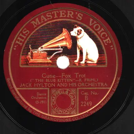 Jack Hylton And His Orchestra - Cutie / Down Paradise Way
