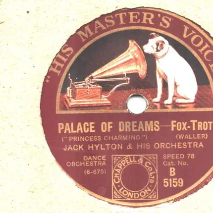 Jack Hylton And His Orchestra - Don't Forget / Palace Of Dreams