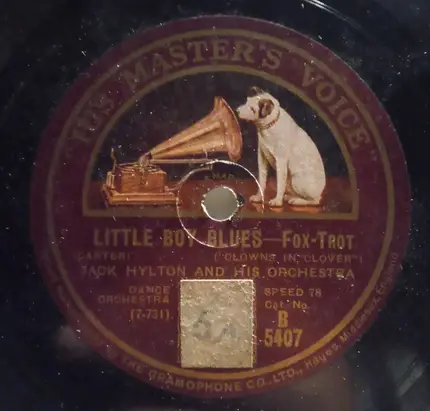 Jack Hylton And His Orchestra - I'll Say To You / Little Boy Blues