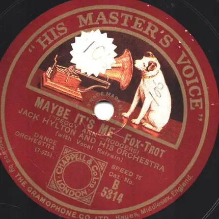 Jack Hylton And His Orchestra - Maybe It's Me / Lucky Day