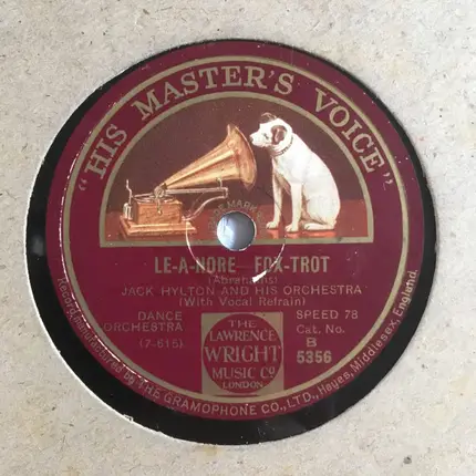 Jack Hylton And His Orchestra - Souvenirs / Le-A-Nore