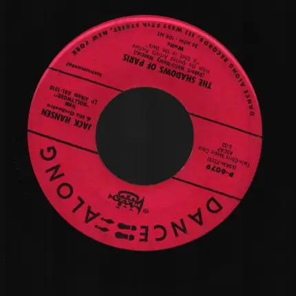 Jack Hansen And His Orchestra - The Shadows Of Paris / Monde Cane No. 2