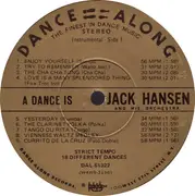 LP - Jack Hansen And His Orchestra - A Dance Is A Dance Is A Dance - Still Sealed