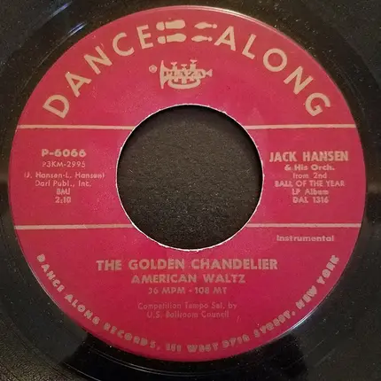 Jack Hansen And His Orchestra - Shall We Dance (Quickstep) / The Golden Chandelier (American Waltz)