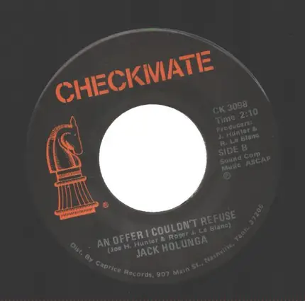Jack Holunga - As Long As You Want To / An Offer I Couldn't Refuse