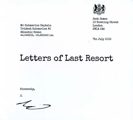 Jack James - Letters Of Last Resort