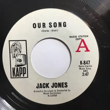 Jack Jones - Our Song / Michelle