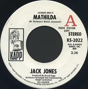 Jack Jones - Jacques Brel's Mathilda