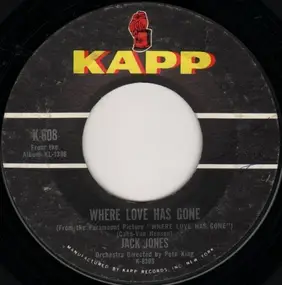 Jack Jones - Where Love Has Gone